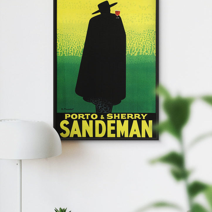 Sandeman Drink Advertisement Poster