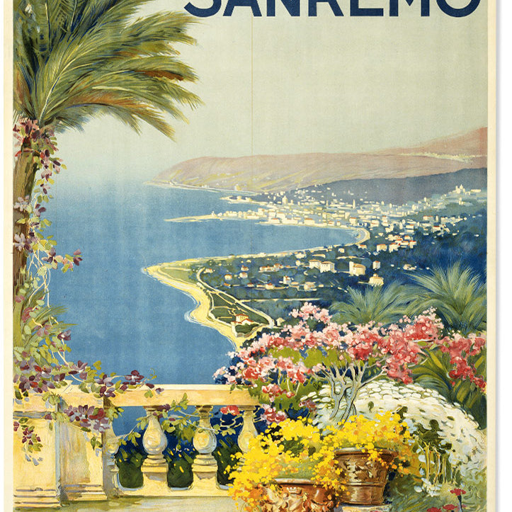 Sanremo Travel Poster