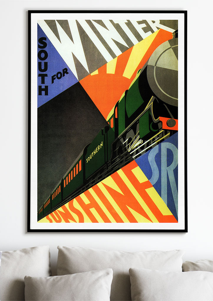 Southern Railway England Travel Poster