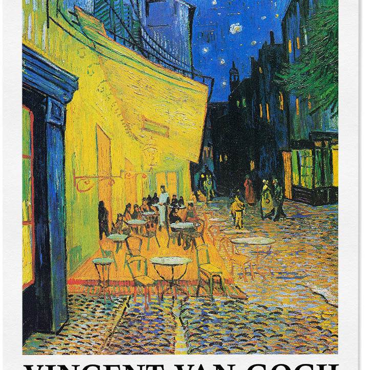 Vincent van Gogh Exhibition Poster - Café Terrace at Night