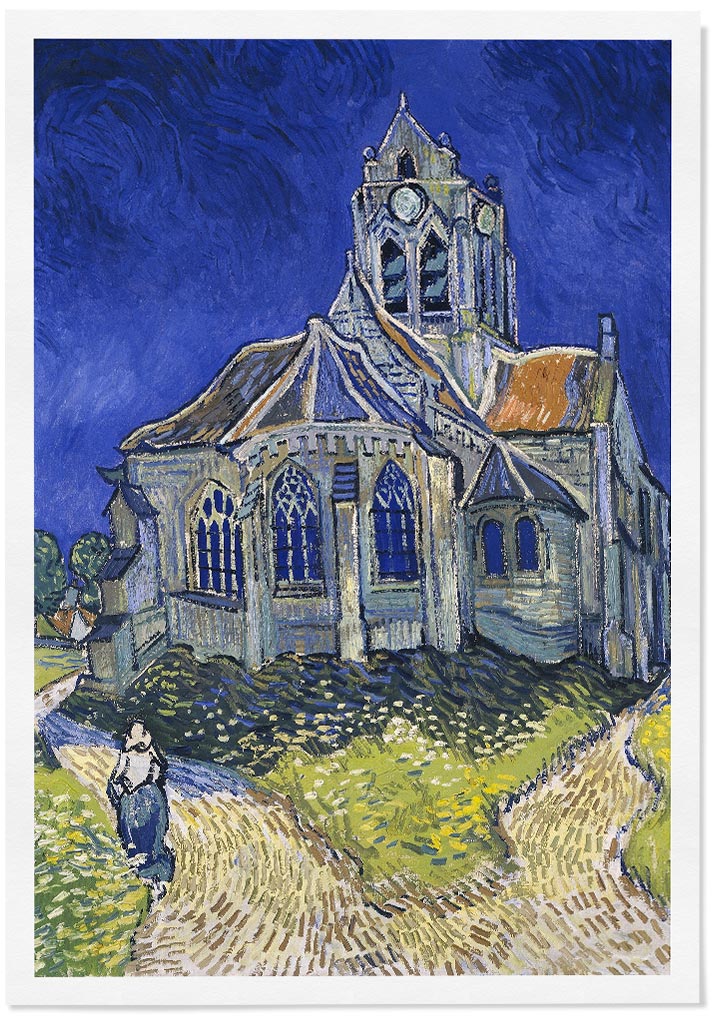 Vincent van Gogh Art Print - Church at Auvers