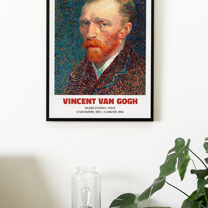 Vincent van Gogh Art Poster  - Self-Portrait