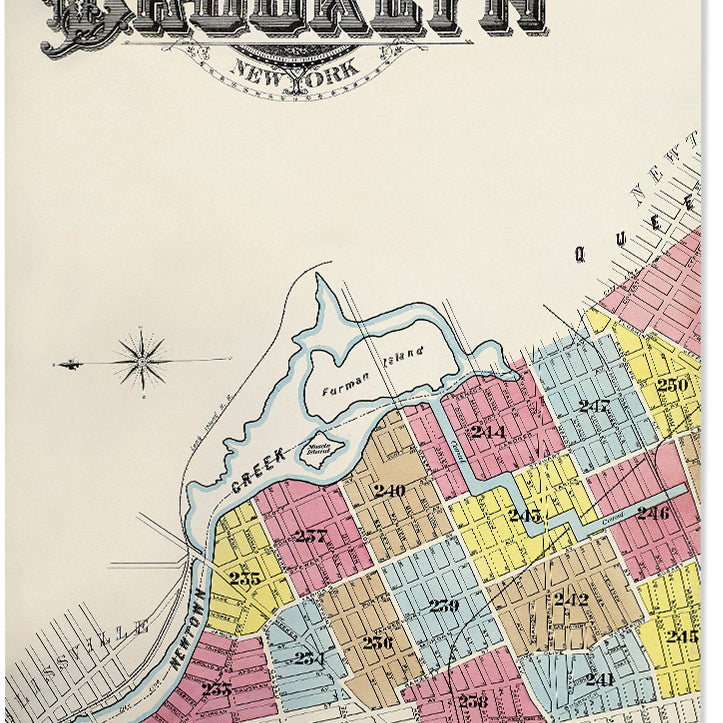 Brooklyn Vintage Map