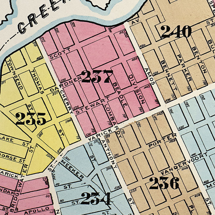 Brooklyn Vintage Map