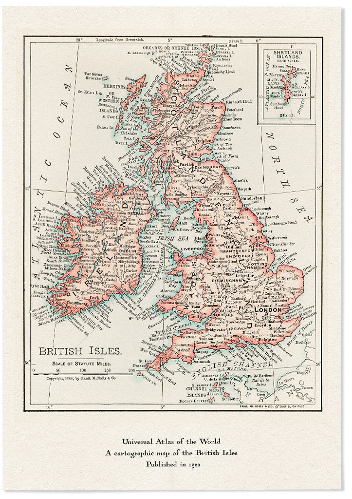 Map of the British Isles