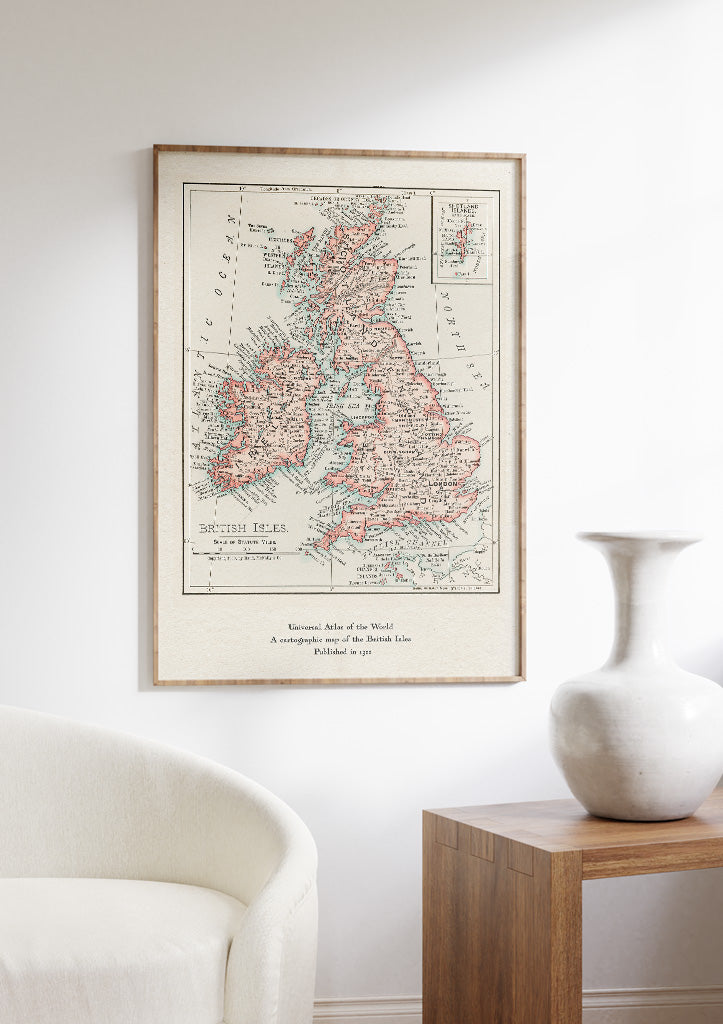 Map of the British Isles