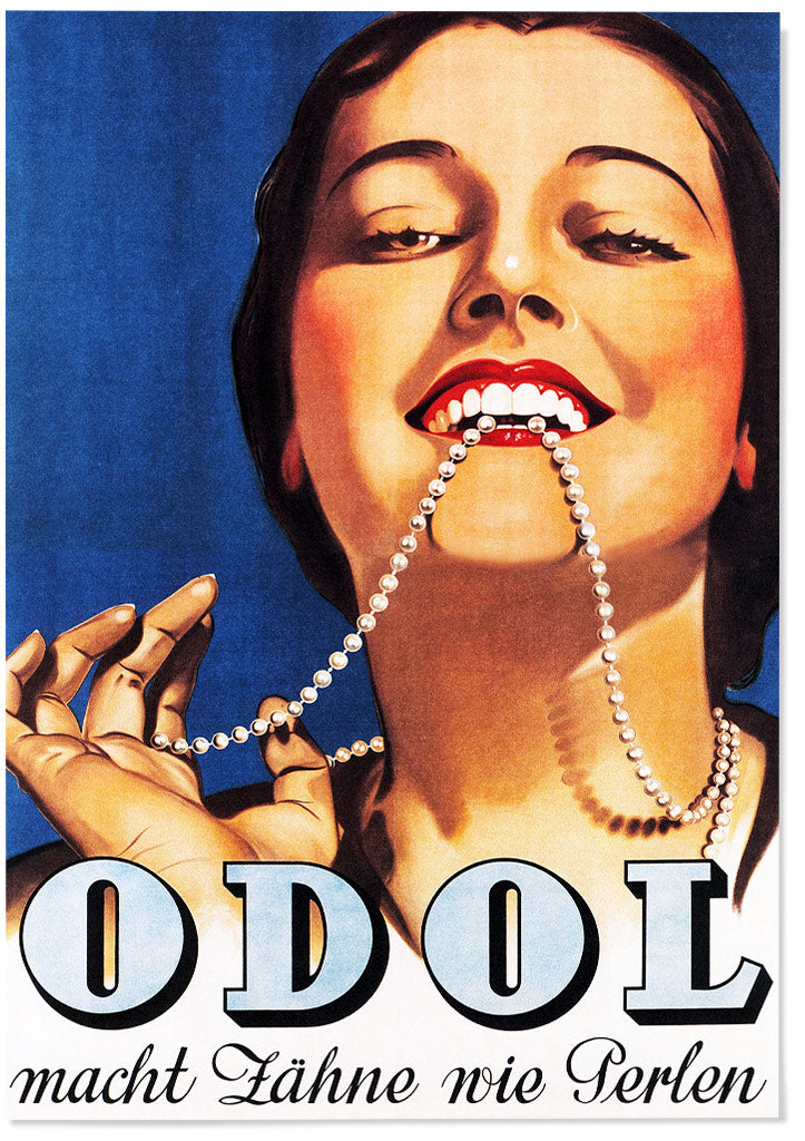 Vintage Odol Toohpaste Poster