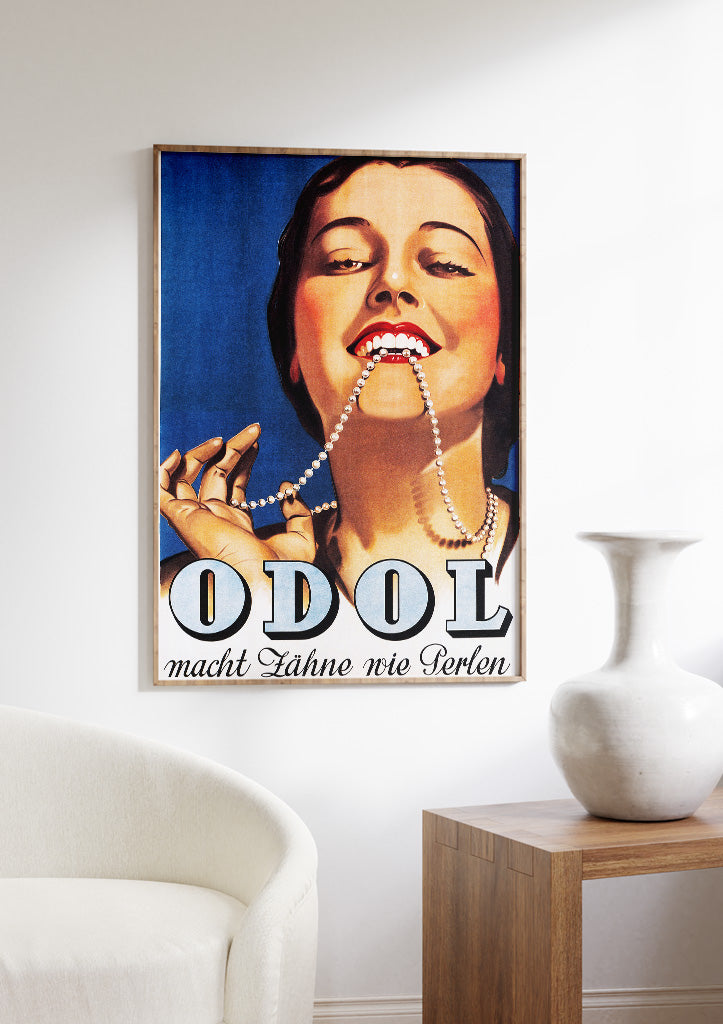 Vintage Odol Toohpaste Poster