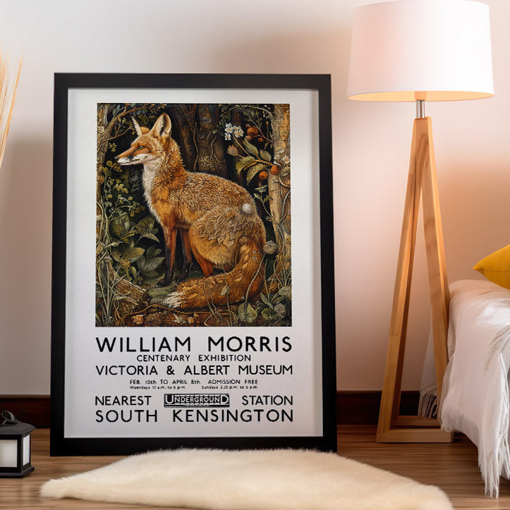 William Morris V&A Exhibition Poster , Fox