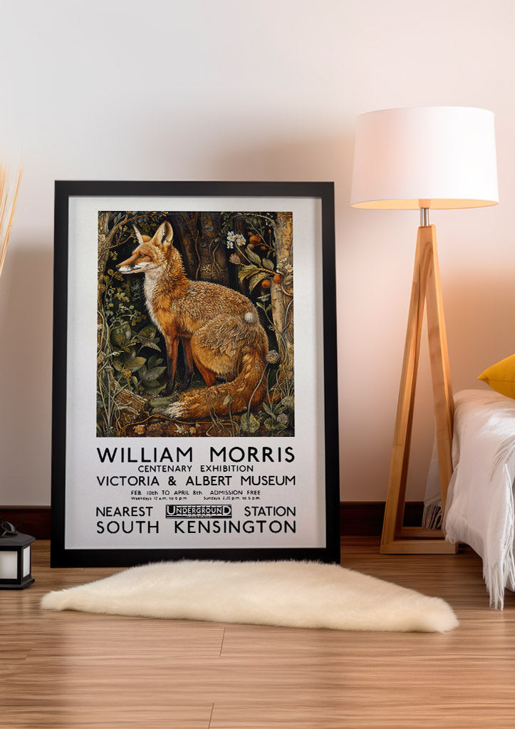 William Morris V&A Exhibition Poster , Fox