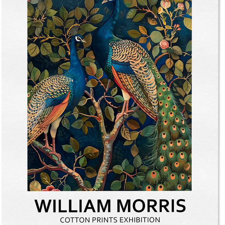 William Morris - Peacocks Art Poster