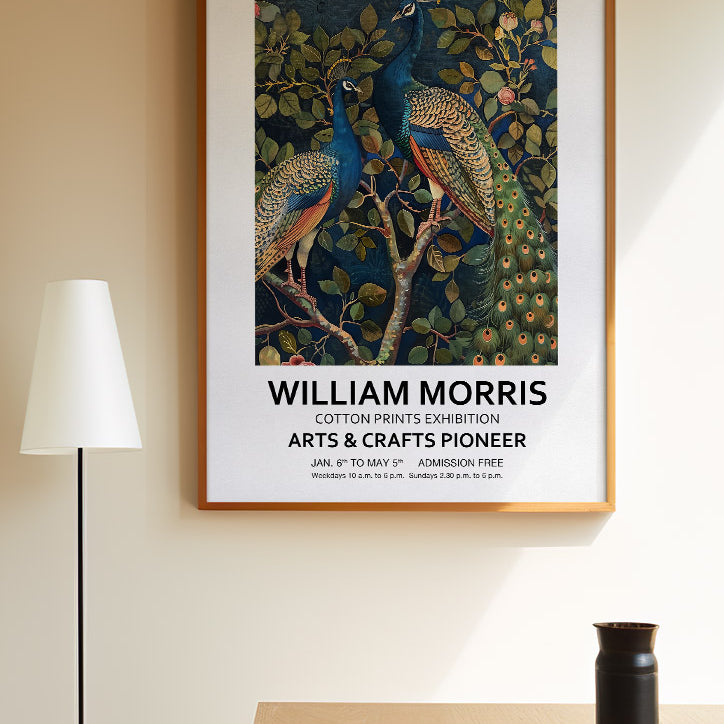 William Morris - Peacocks Art Poster