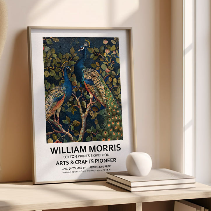 William Morris - Peacocks Art Poster