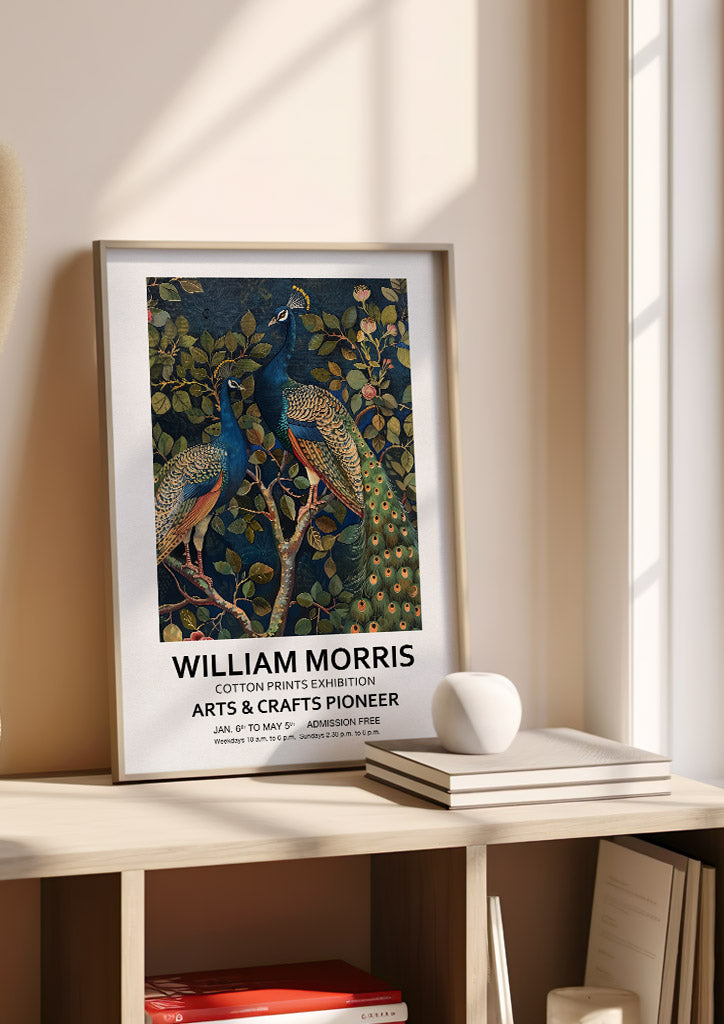 William Morris - Peacocks Art Poster