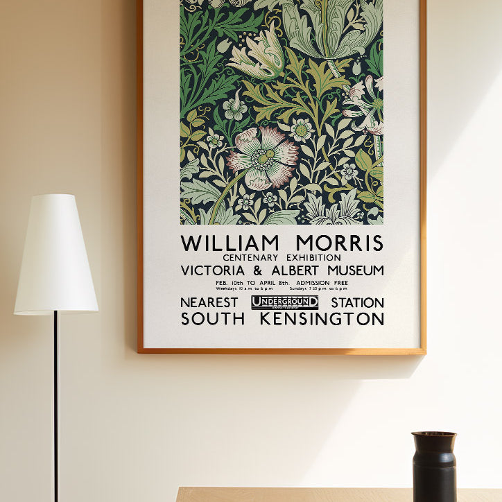 William Morris V&A Museum Exhibition Poster