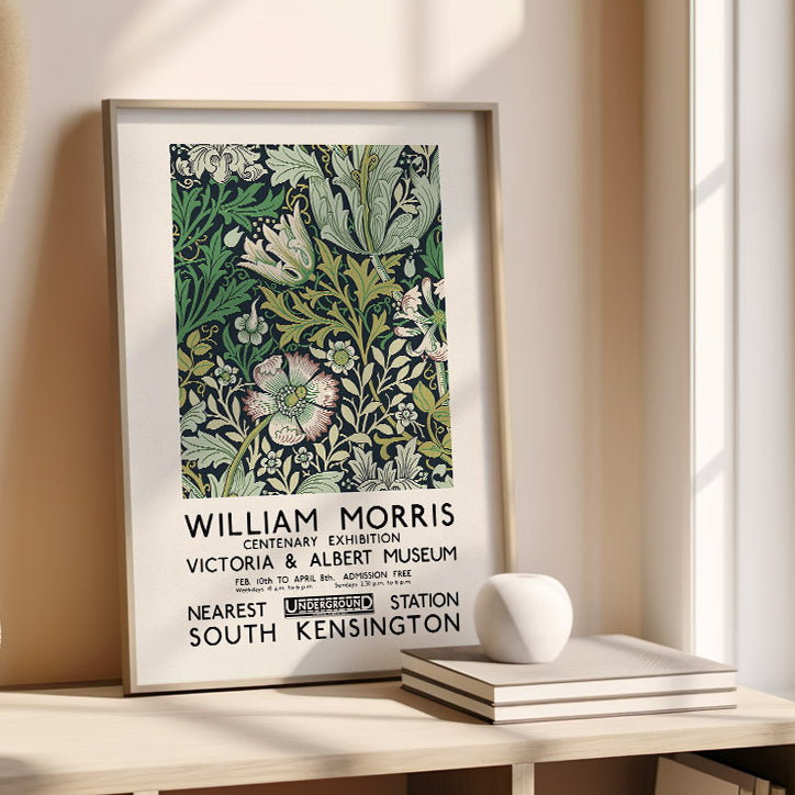 William Morris V&A Museum Exhibition Poster