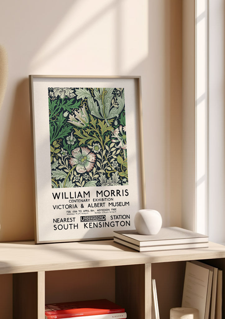 William Morris V&A Museum Exhibition Poster