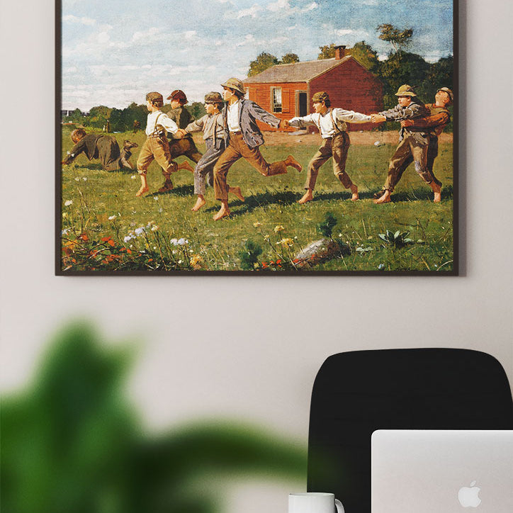 Winslow Homer Art Print - Snap the Whip