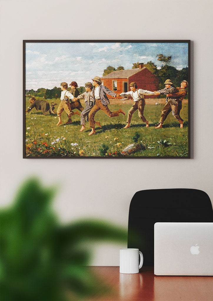 Winslow Homer Art Print - Snap the Whip