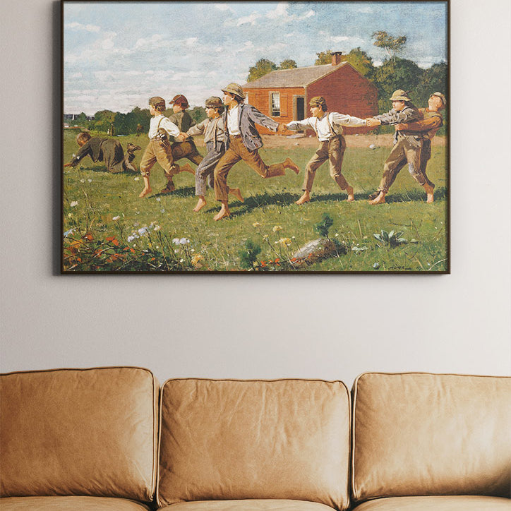 Winslow Homer Art Print - Snap the Whip