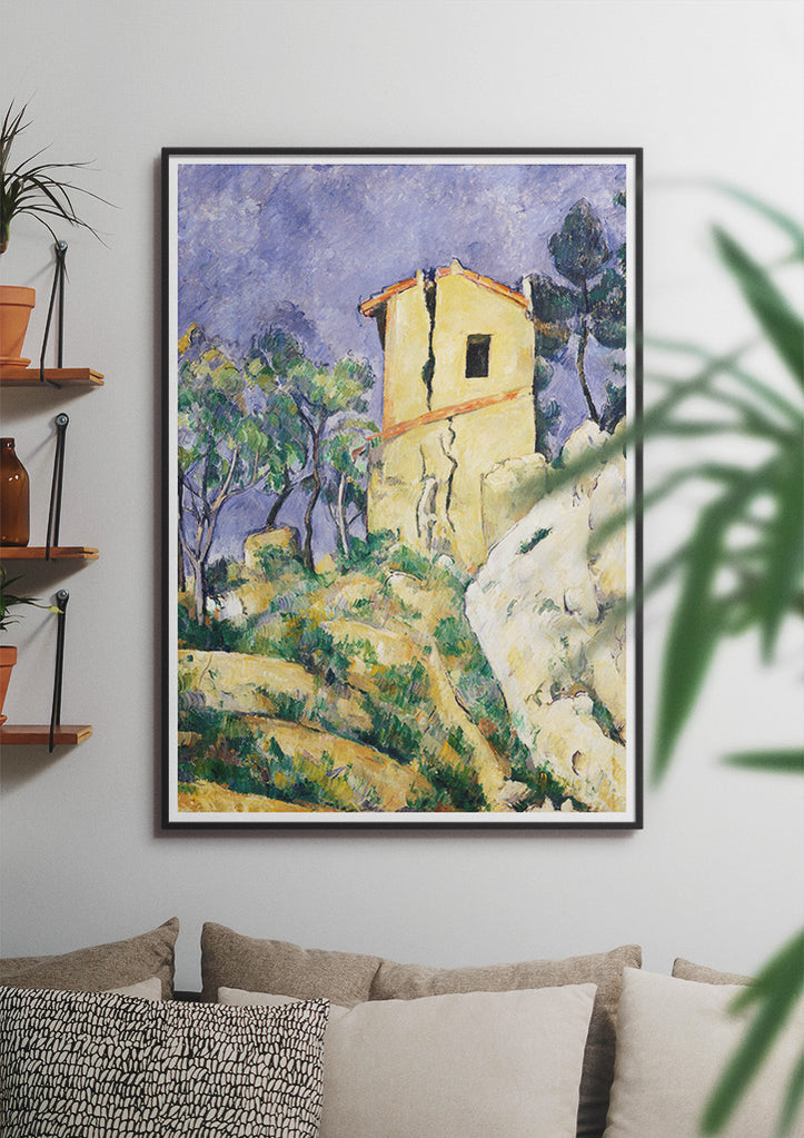 Paul Cezanne Art Print - The House with the Cracked Walls