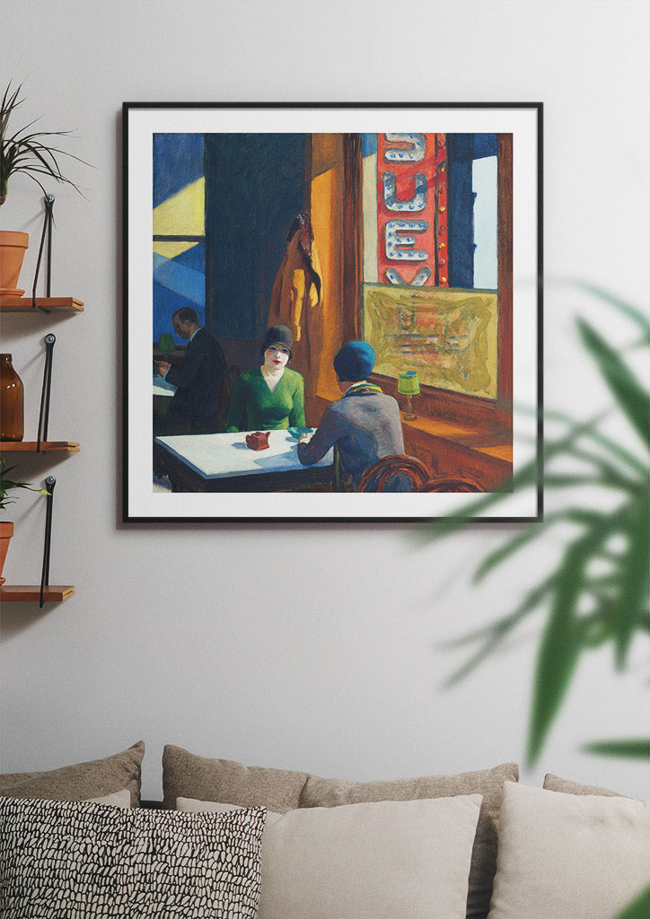 Edward Hopper Print - Chop Suey