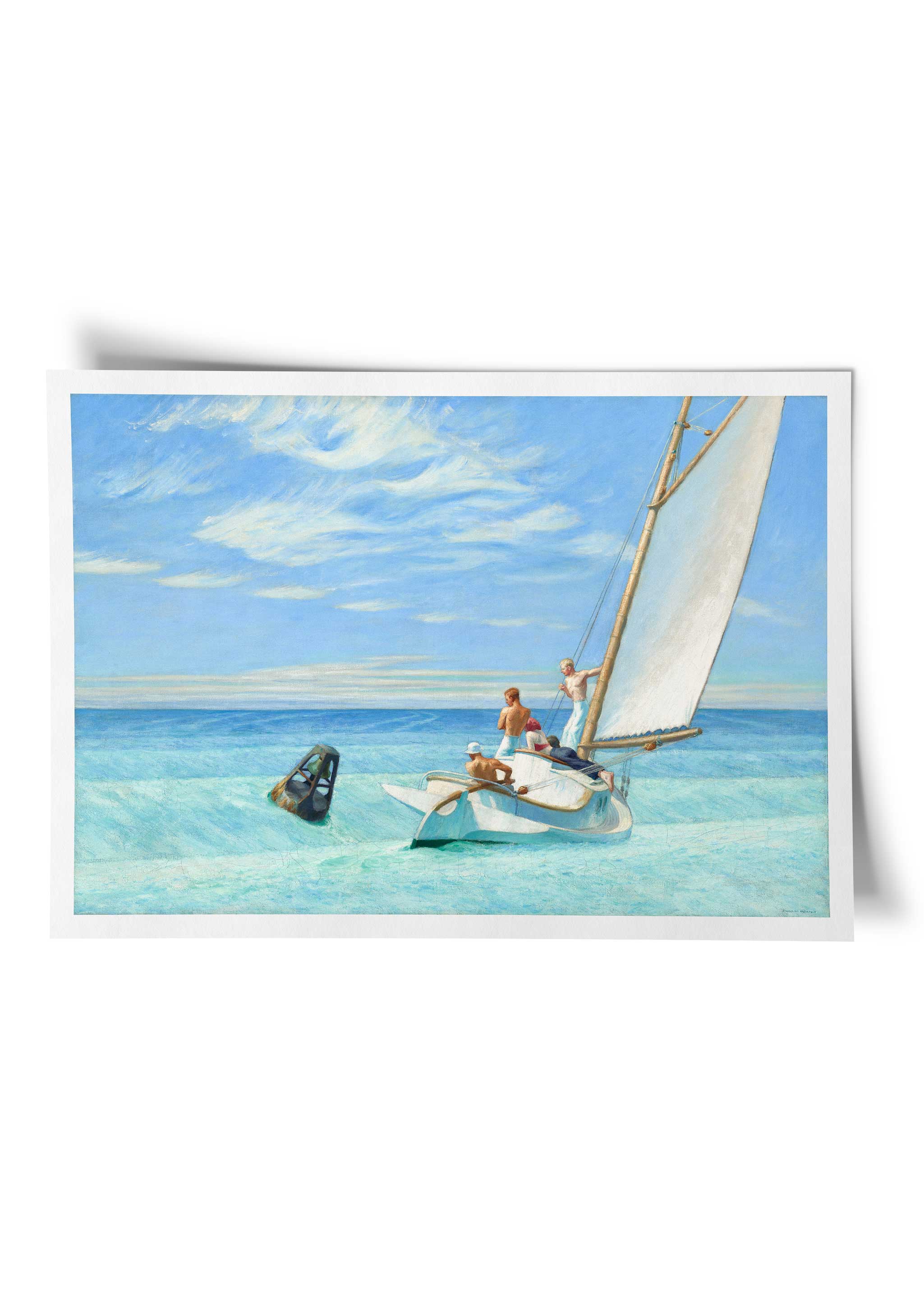 Edward Hopper Art Print - Ground Swell