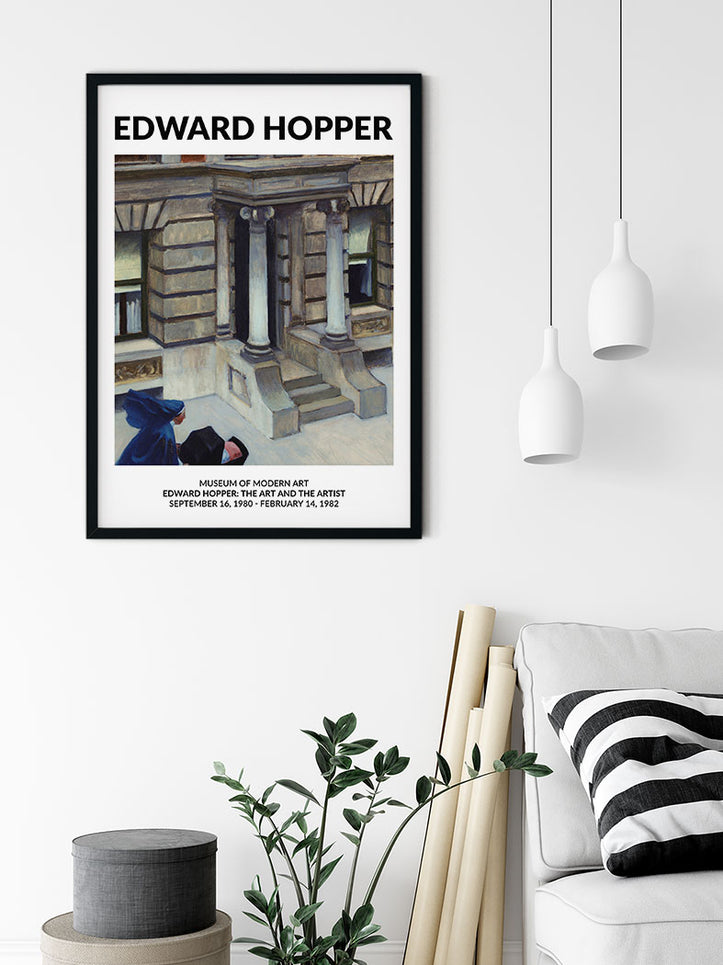 Edward Hopper New York Pavements Art Print