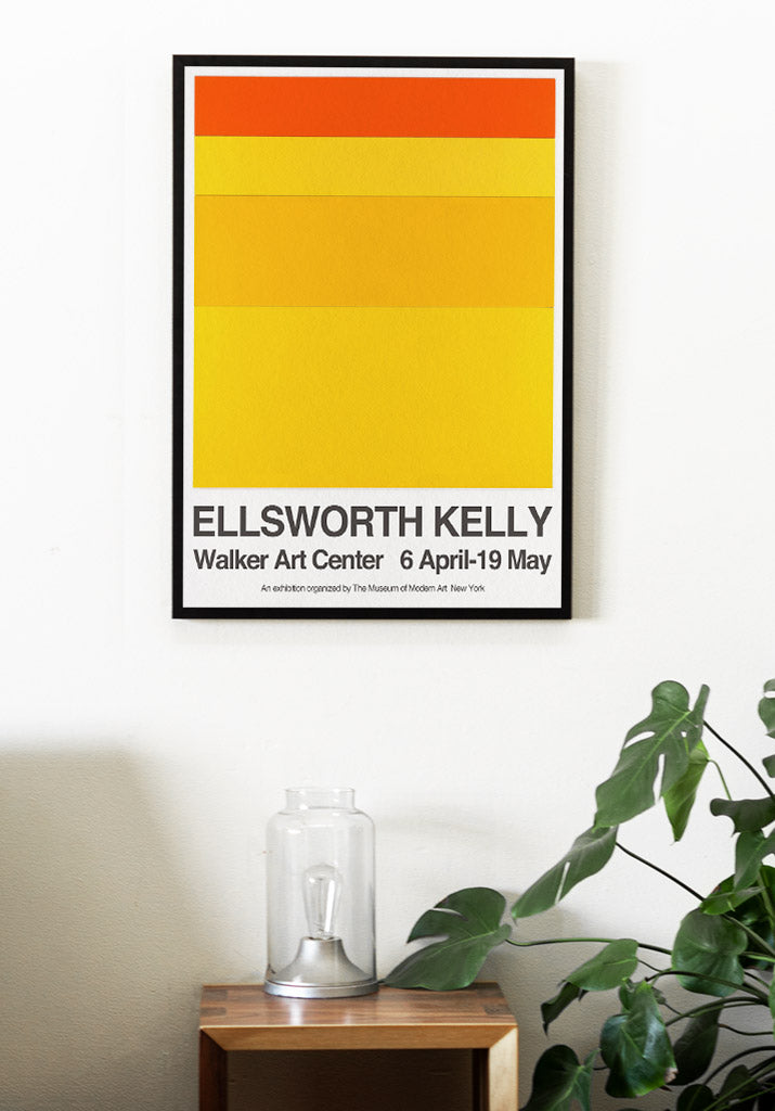 Ellsworth Kelly Exhibition Poster (Gaza)