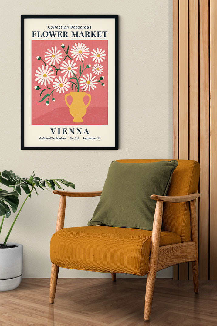 Flower Market Vienna Poster