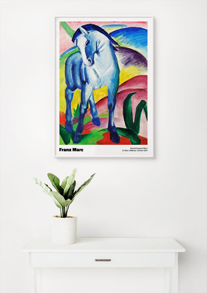 Franz Marc Blue Horse Exhibition Poster