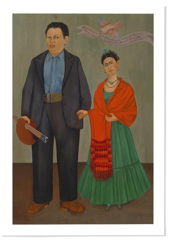 Frida Kahlo and Diego Rivera Art Print