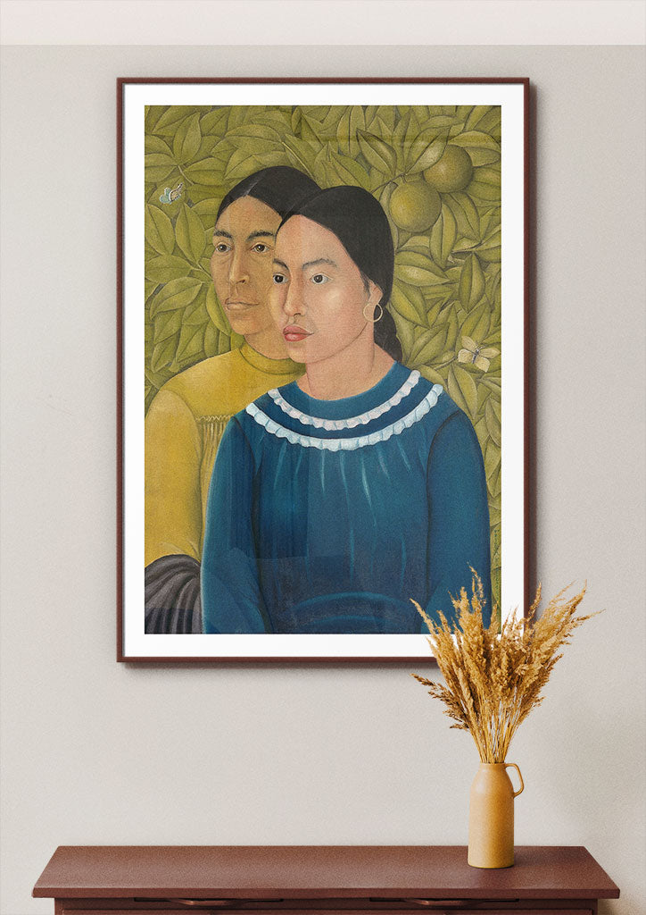 Frida Kahlo Print - Dos Mujeres (Salvadora y Herminia)