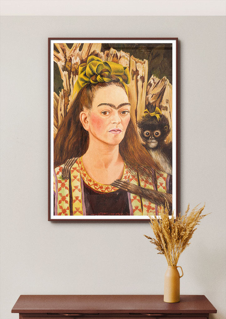 Frida Kahlo - Self-Portrait with Monkey