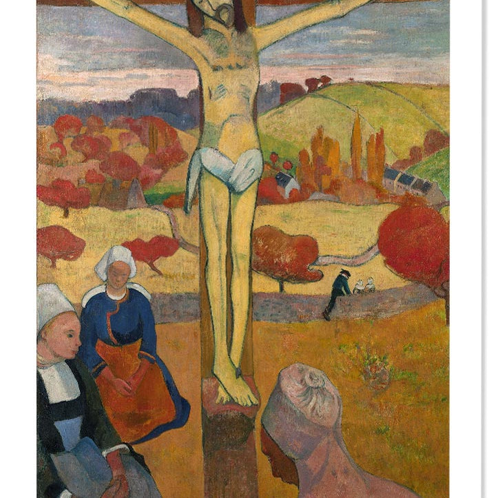 Paul Gauguin Print - The Yellow Christ