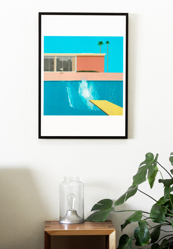 David Hockney - A Bigger Splash Art Print