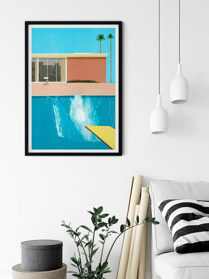 David Hockney - A Bigger Splash Poster