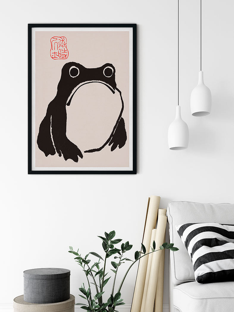 Frog by Matsumoto Hoji Art Print (pt.1.r)