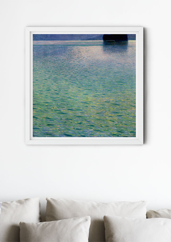 Island in the Attersee by Gustav Klimt Art Print