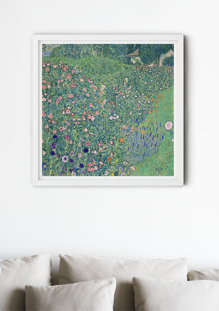 Italian Garden Landscape by Gustav Klimt Art Print