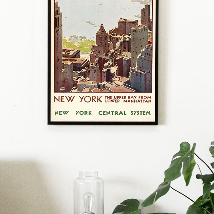 Mahattan, New York Travel Poster