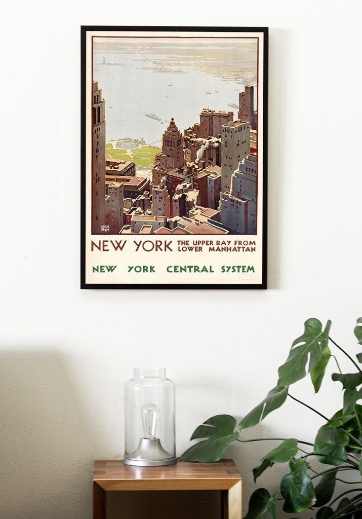 Mahattan, New York Travel Poster