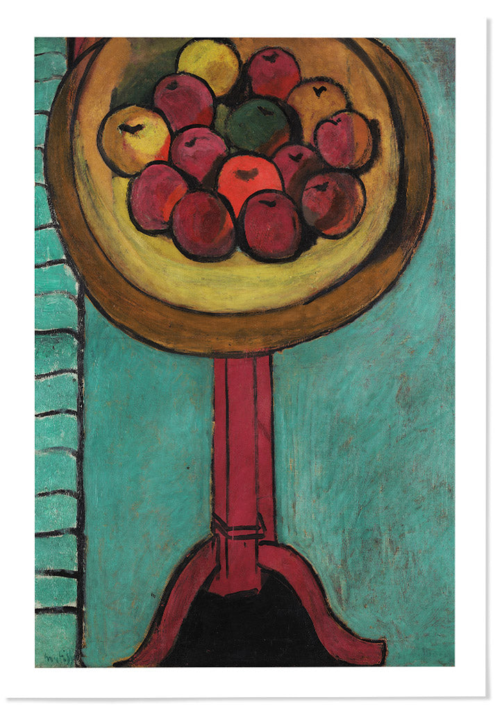 Henri Matisse Art Print - Bowl Of Apples On A Table – Posterist