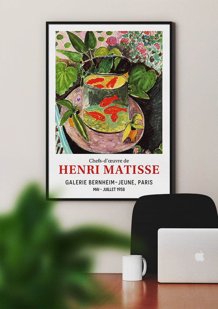 Henri Matisse Goldfish Exhibition Poster