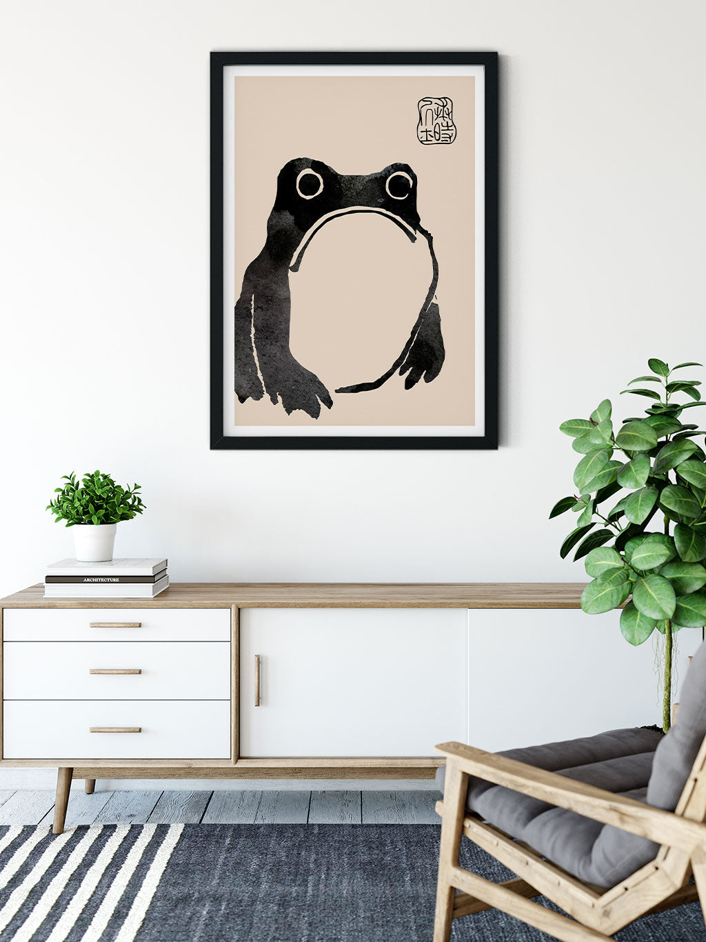 Frog by Matsumoto Hoji Art Print (pt.1)