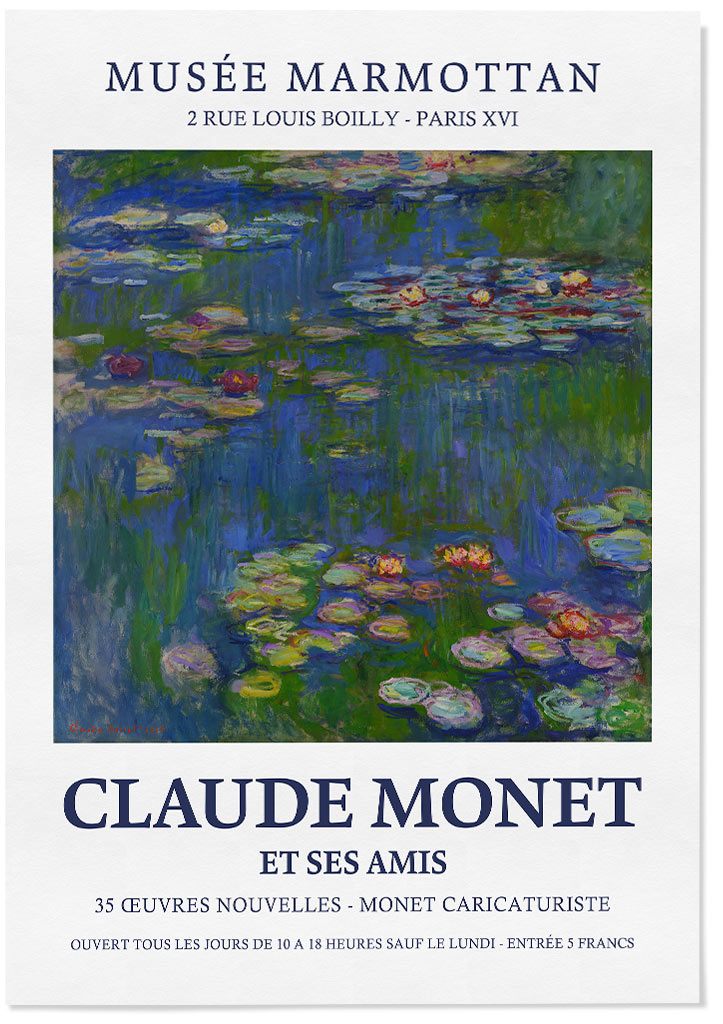 Claude Monet - Water Lilies Art Print (pt.2)