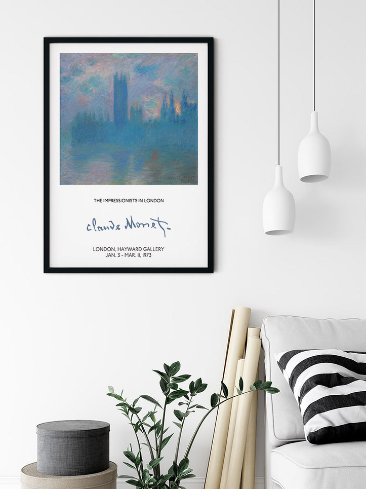 Claude Monet Wall Art - Houses of Parliament