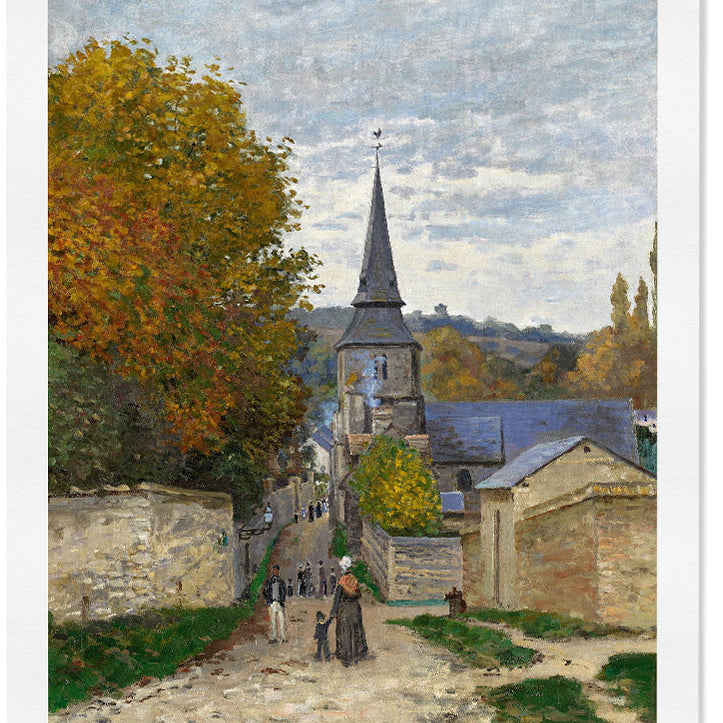  Claude Monet Wall Art - Street in Sainte-Adresse