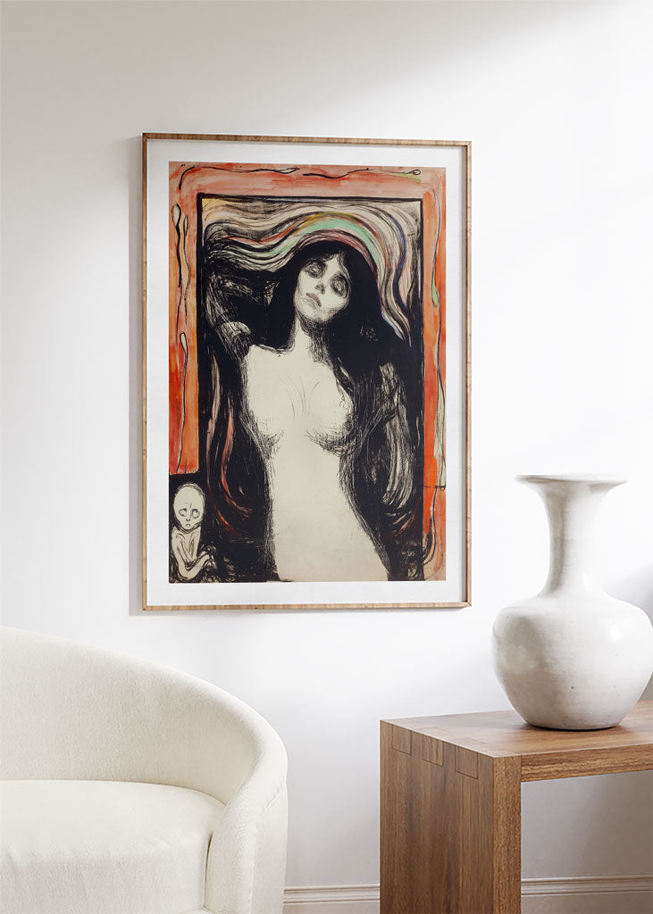 Edvard Munch Art Print - Madonna