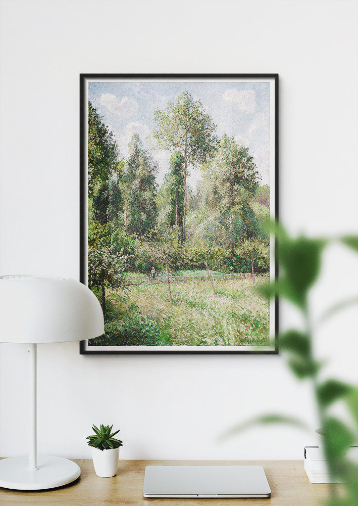 Camille Pissarro Art Print - Poplars, Éragny